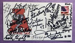 Légendes signées de l'Alabama Crimson Tide Fdc Autograph First Day (14 signatures)