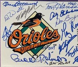 Légendes signées des Baltimore Orioles (15 signatures) FDC Autographié Premier Jour de Couverture