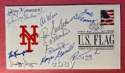 Mets signés de 1969 (11 signatures) Fdc Autographed First Day Cover