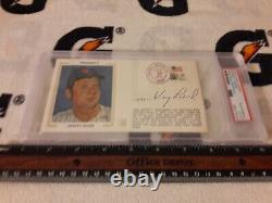 Mickey Lolich a signé New York Mets 1985 Fdc First Day Cover Psa Dna Encapsulated