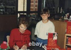 Nancy Reagan Autographié Couverture Du Premier Jour Fdc Première Dame Présidente Actrice