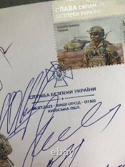 Nouveau chef de la sécurité de l'Ukraine signé FDC Défenseurs de l'Ukraine SBU 2023