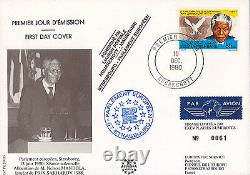 PE214B FDC MAURITANIE Premier Jour Nelson MANDELA, Afrique du Sud 1990.