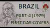 Philatélie Premiers Jours Couvre Fdc S Brésil Partie 4 1979 Hobby Vintage