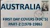Philatélie Premiers Jours Couvre Fdc S Australie Partie 2 1978 1986 Loisirs Vintage