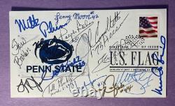 Premier jour de couverture autographe signée des légendes du football de Penn State (14 signatures)
