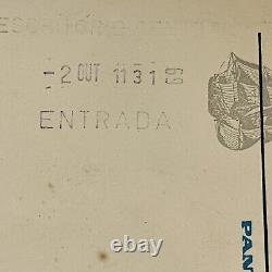 Rare 1969 Pan Am Fdc Envoyé Au Brésil, Clipper Club Premier Homme Sur La Lune