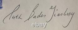 Ruth Bader Ginsburg a signé l'autographe de la première journée de couverture FDC PSA DNA GRATUIT S&H