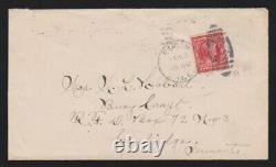 Scott 367, 2c Lincoln, FDC 12 Février 1909 PREMIER JOUR couverture, Elgin Ill cachet de dos