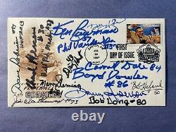 Signé 1966-67 Packers Fdc Autographié Premier Jour Couverture (15 Signatures)