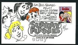 Stan Goldberg (d 2014) Signé Autographe Premier Jour Couverture Fdc Archie Comics Pc053