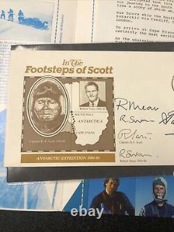 Sur les traces de Scott, expédition antarctique 1984-86 avec FDC de la dépendance de Ross