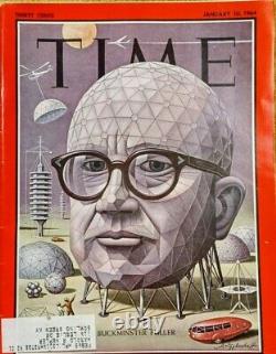 Un Seul Frank Lloyd Wright / Buckminster Fuller Signé / Couverture Du Premier Jour