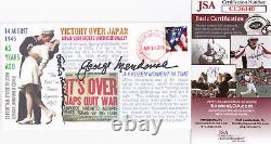 V-j Day Time Square Kiss Sailor/nurse Jsa Coa Signed Fdc Autographed Premier Jourcv