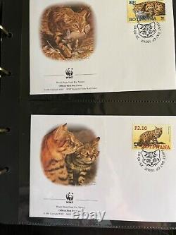 WWF Fonds Mondial pour la Nature Édition Officielle Preuve 48 timbres 48 FDC MNH